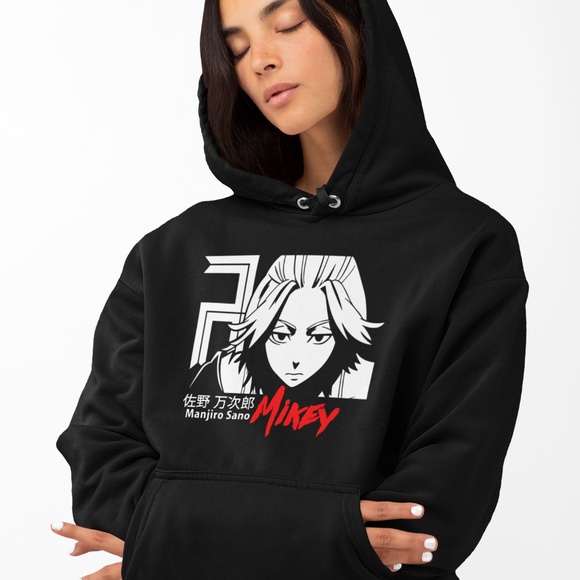 MIKEY MAJIRO SANO:: UNISEX CUSTOM HOODIE - Picture 3 of 3